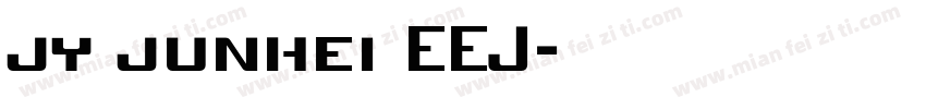 jy junhei EEJ字体转换